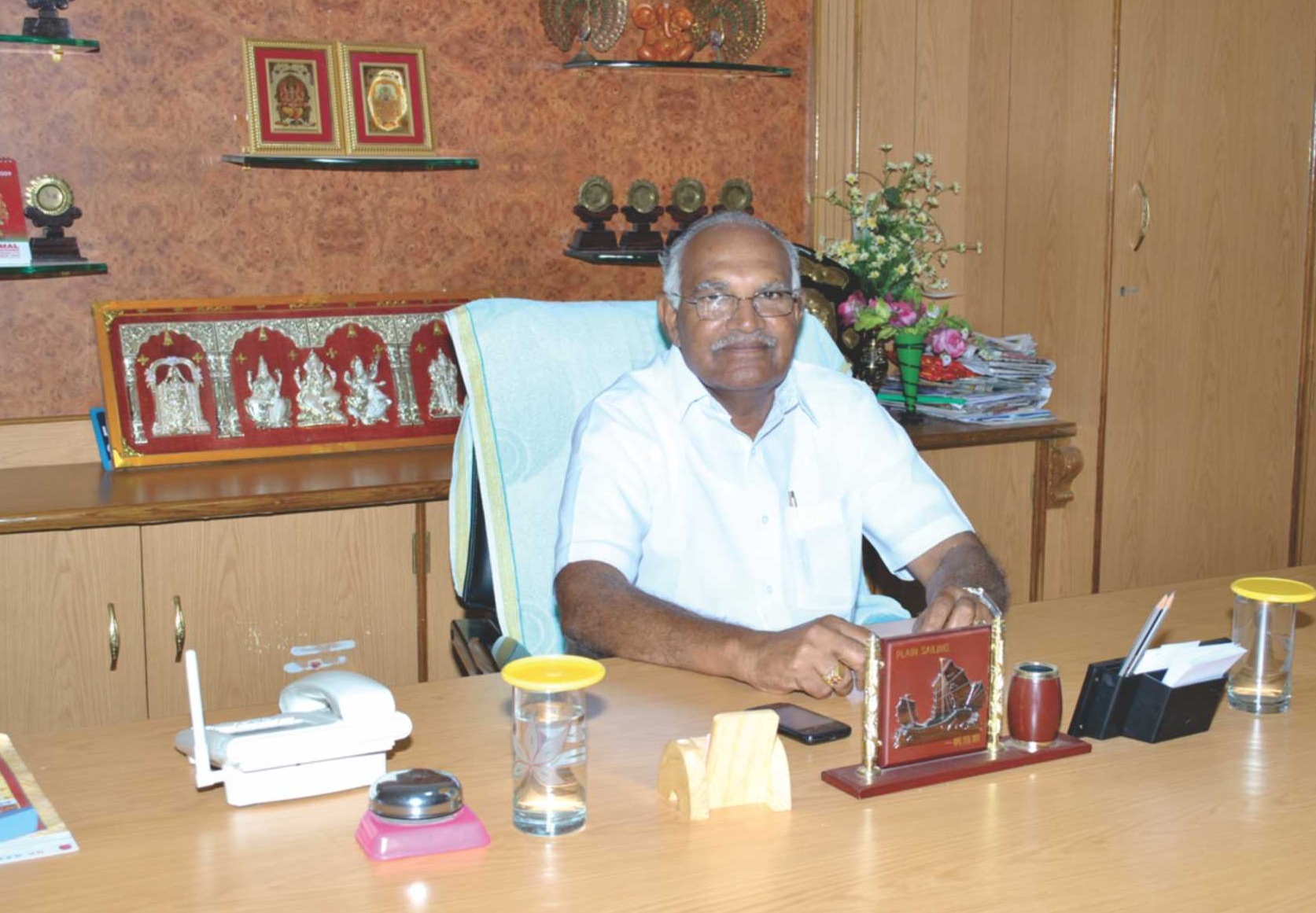 Thiru M. Sundaram, B.Sc., B.Ed.,  - Founder & Treasurer